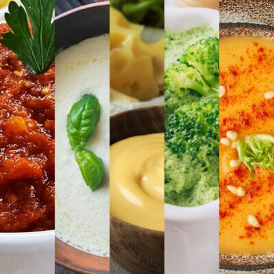 5 salsas para pastas veganas