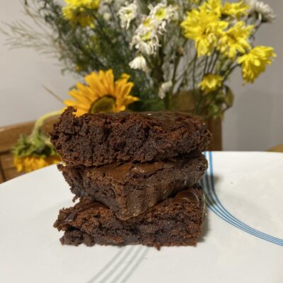 Brownie de 3 ingredientes