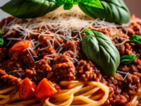 Vermicelli a la boloñesa