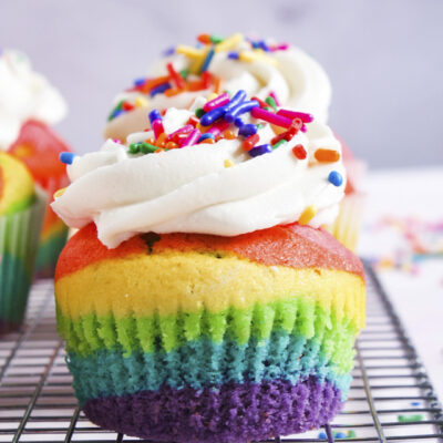 Cupcakes de Arcoiris