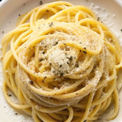 Pasta cremosa con parmesano