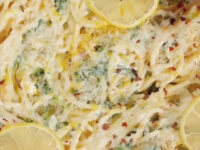 Pasta de espinaca y queso (video)