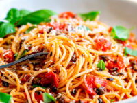 Pasta con anchoas