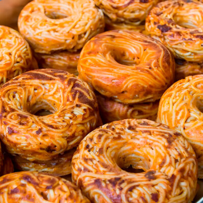 Pasta donuts