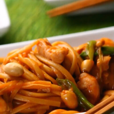 Pasta al estilo asiático: Una cena diferente con @kristinawetter y Pastas Allegri