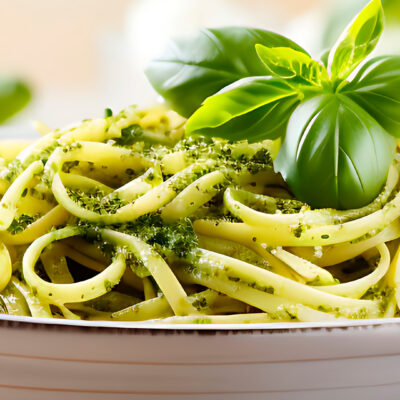 Pasta en Salsa Verde: Un festín nutritivo y lleno de sabor